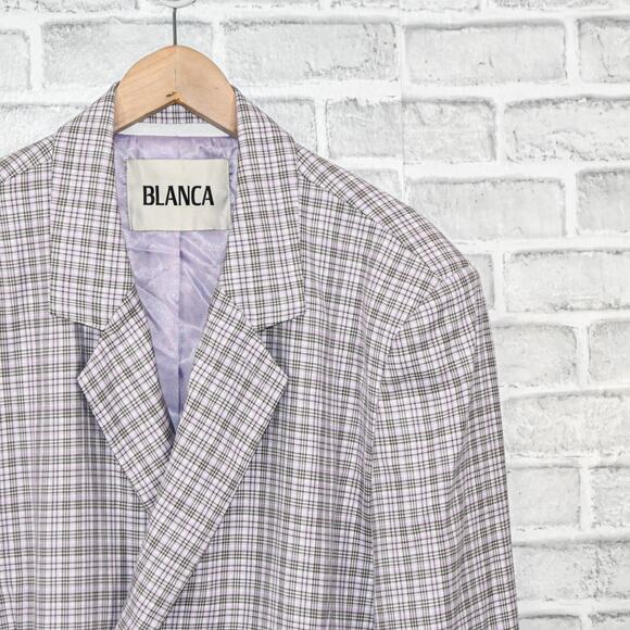 BLANCA Women's Oversize Jamie Blazer Jacket double breasted in lilac - Picture 7 of 10